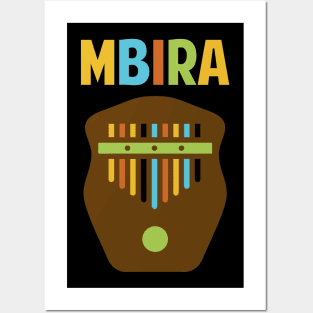 Musical Gift Kalimba Thump Piano  African Music Instrument Posters and Art